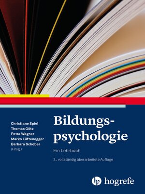 cover image of Bildungspsychologie